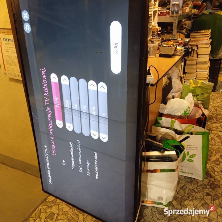 telewizor led LG 60UF695V sprawny ale uszkodzona wielkopolskie Poznań