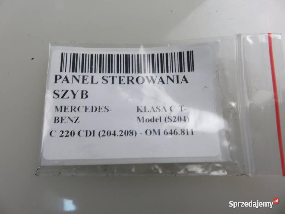 PANEL SZYB MERCEDESBENZ KLASA C TModel S204