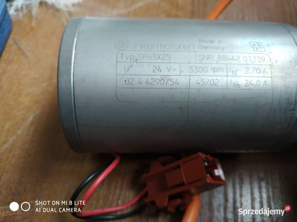 Silnik z przekładnią Dunkermotoren GR 63x25 24 V Lublin