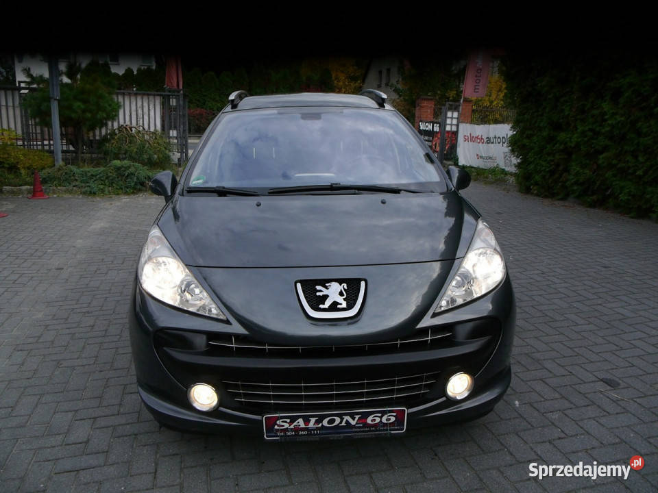 Peugeot 207 SW SW 14b Panorama dach Stan b bez Rok produkcji 2009 Peugeot Częstochowa