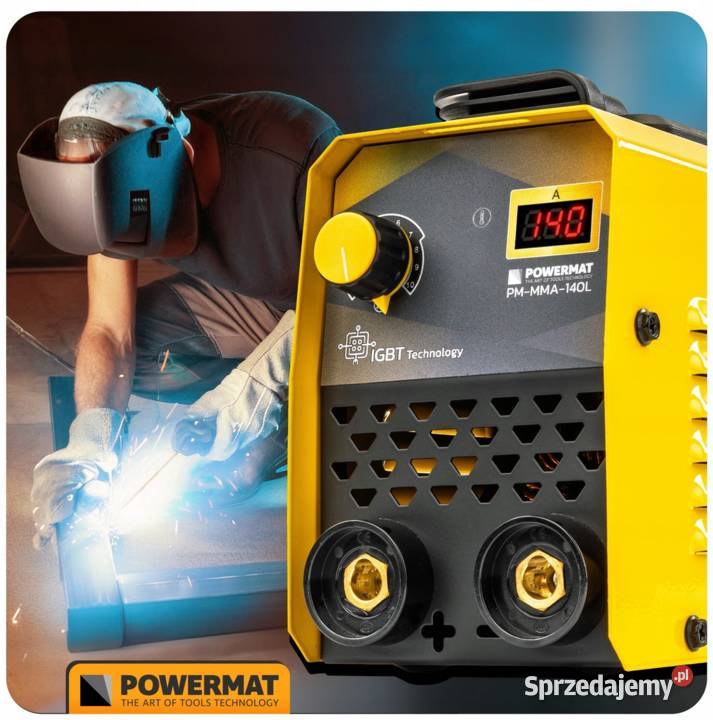 Spawarka INWERTOROWA Inverterova LCD MMA 140A Wałbrzych