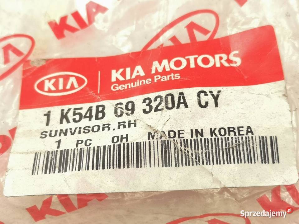OSŁONA PRZECIWSŁONECZNA PRAWA KIA CARNIVAL 9906 sprzedam