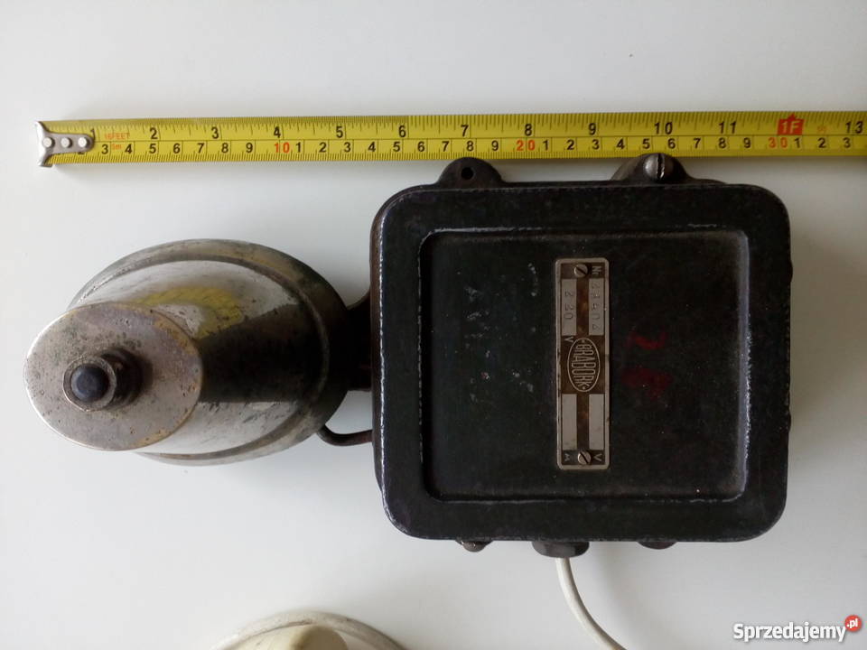 Stary unikatowy dzwonek szkolny BRABORK sprawny Rzeszów