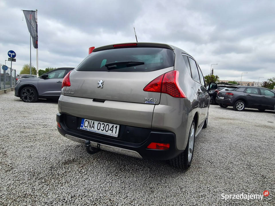Peugeot 3008 20 HDI SzklanyDach Xenon Navi 2xPDC kurtyny powietrzne Wągrowiec