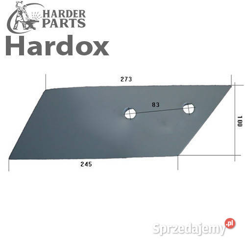 Dłuto 100hektarów HARDOX 95002490P części do Suwałki sprzedam