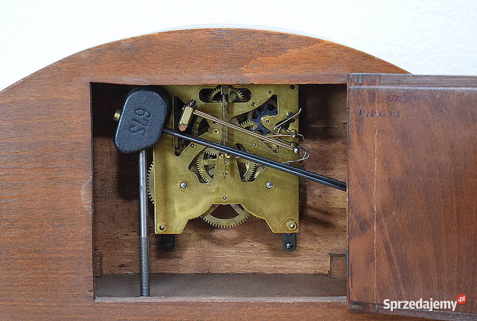Stary zegar kominkowy na komodę kominek wysyłam Meble Świdnica