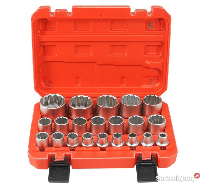 KLUCZE 12 NASADOWE NASADKI SPLINE 12 KĄTNE 836mm