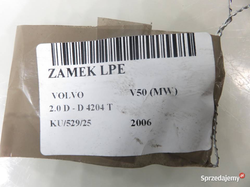 ZAMEK LEWY PRZEDNI VOLVO V50 MW 30753658 Motoryzacja małopolskie sprzedam