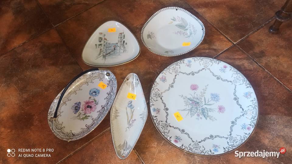 Patera Import Kolor ecru Kwiaty Gdańsk