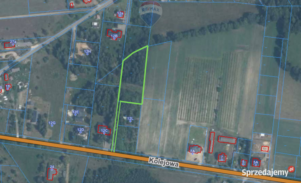 WYJĄTKOWA DZIAŁKA Z WZ 3204 m2 GRABÓW PILICĄ 86m Sprzedaż Grabów nad Pilicą