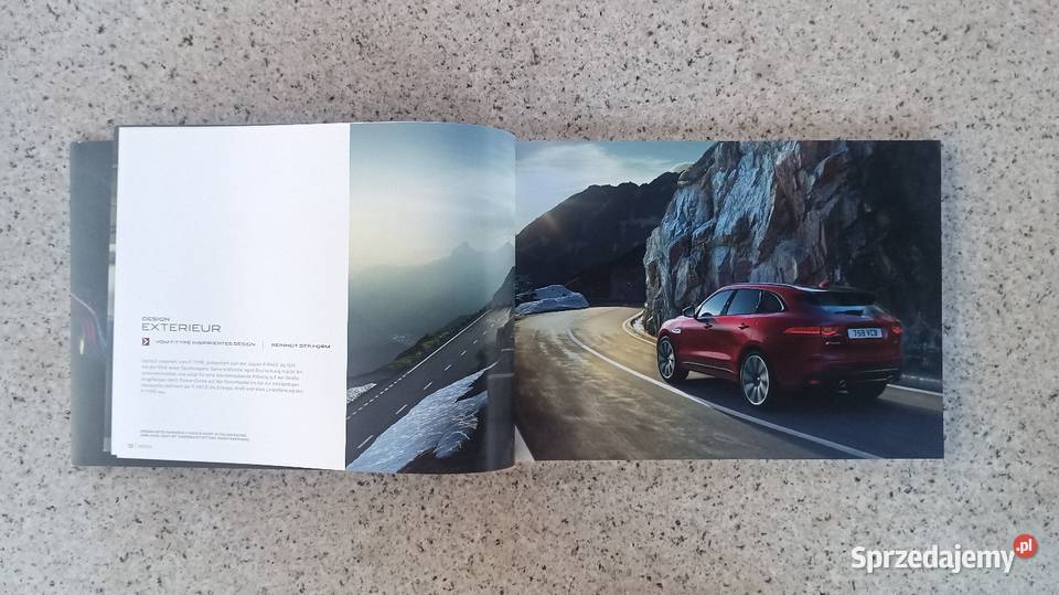 JAGUAR Fpace Prospekt Poradniki, albumy i reportaże śląskie Bytom