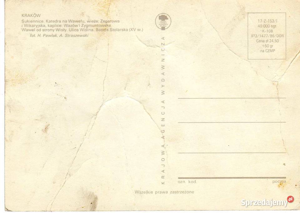 KRAKÓW POCZTÓWKA WIELOWIDOKOWA 14 Krynki