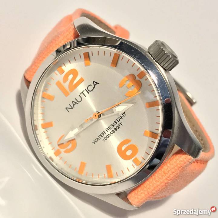 NAUTICA A11627M Zegarek damski 2 paski KOMPLET na rękę Warszawa