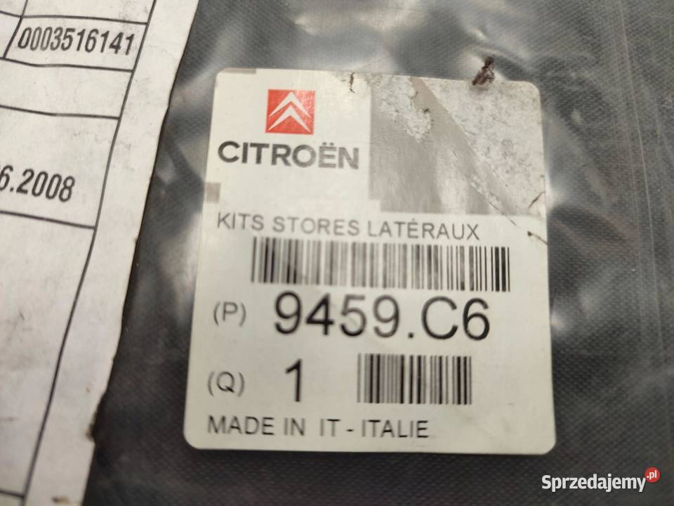 KOMPLET OSŁON PRZECIWSŁONECZNYCH CITROEN C4