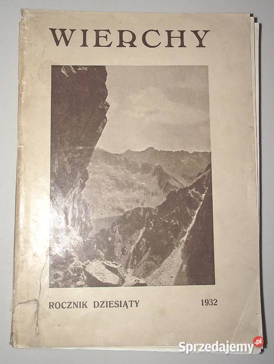 G Wierchy 1932 rocznik 10 Warszawa