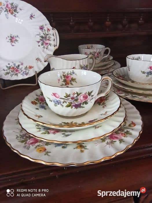 Marlow MINTON Made in England Serwis 5 osób z pomorskie Gdańsk