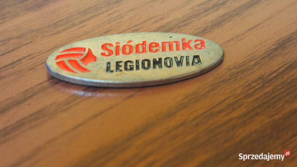 Siódemka Legionovia odznaka pin znaczek klubu Legionowo sprzedam