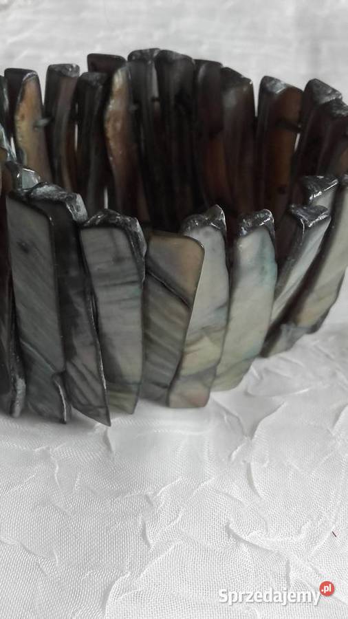 BRANSOLETA ZNATURALNEJ MASY PERŁOWEJ Piła