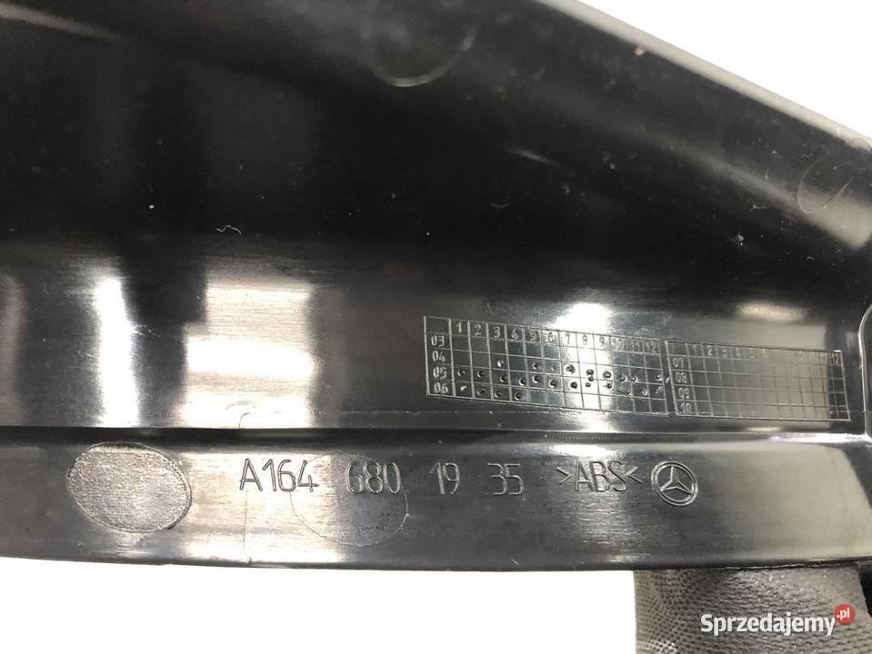 POSZYCIE SŁUPKA LEWE MERCEDES ML W164 Drzwi