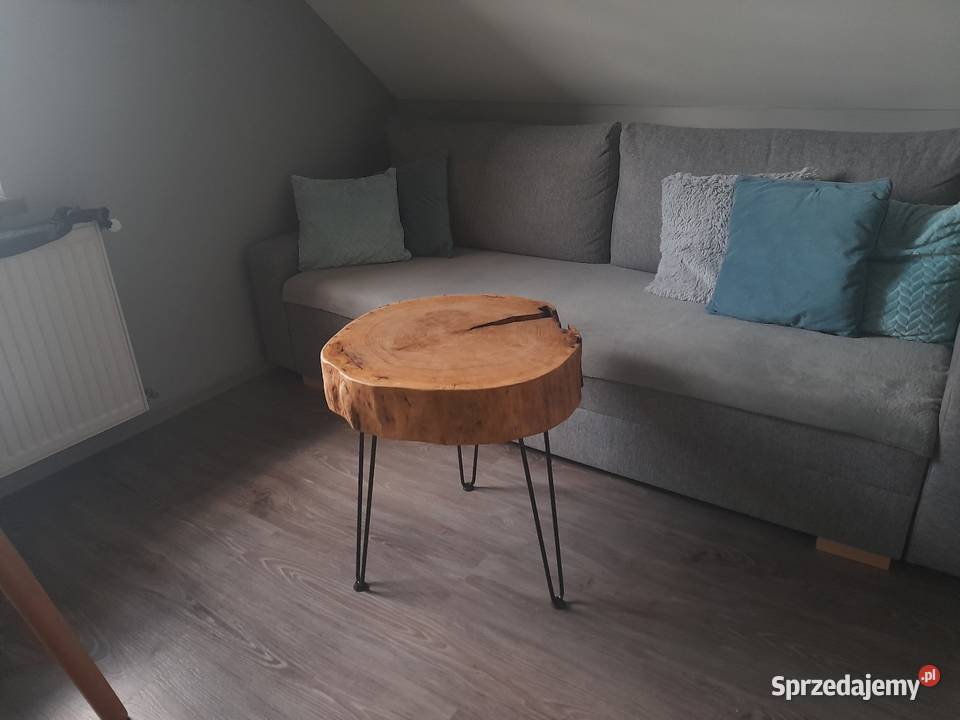 Stolik z plastra drewna duży wybór Dąb akacja Stoliki kawowe i ławy Kołobrzeg