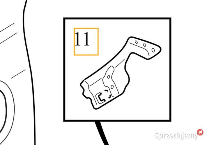 VOLVO XC60 II uchwyt wspornik mocowanie lewy Bielany Wrocławskie