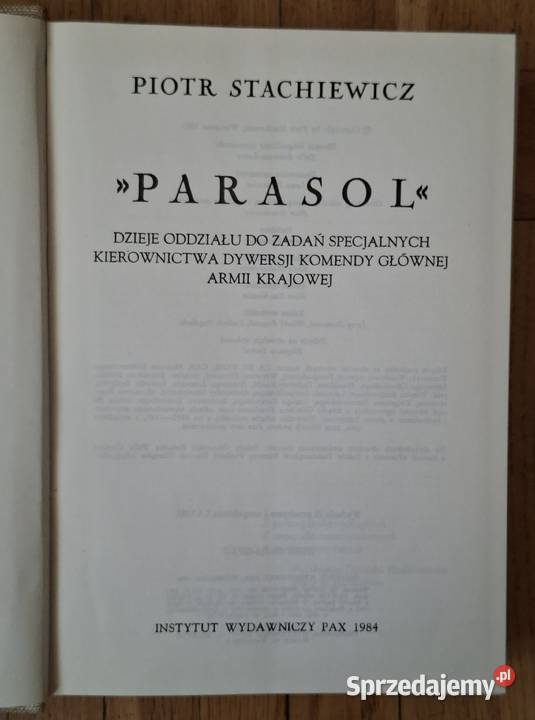 Parasol Piotr Stachiewicz Warszawa