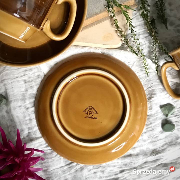 Filiżanki Iwona Porcelit Pruszków PRL 9 Myszków