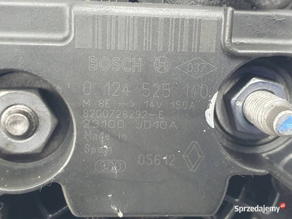 ALTERNATOR Nissan Note 15 DCI 0124525140 Chełm