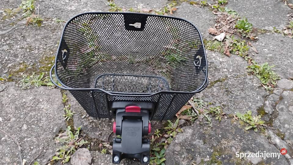 Używany koszyk rowerowy na kierownicę odpinany Ruda Śląska