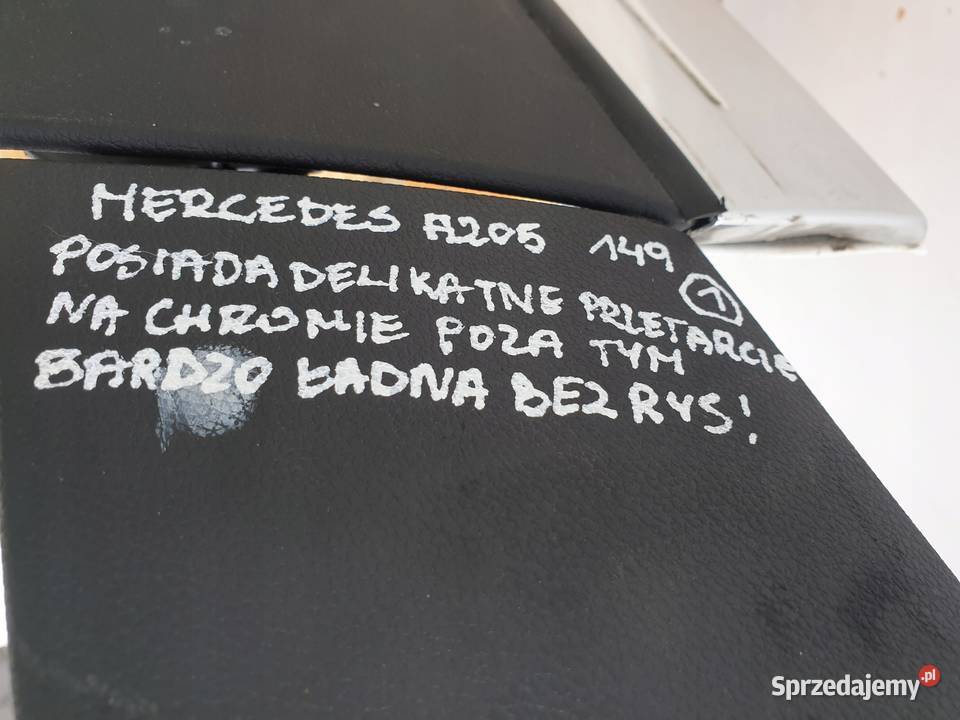 Mercedes A205 C205 W205 CABRIO POKRYWA DACHU osobowe Rudka