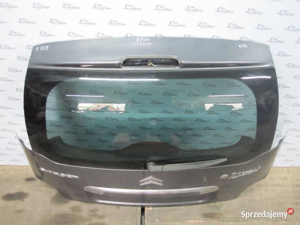 CITROEN C3 PICASSO 12r klapa tył