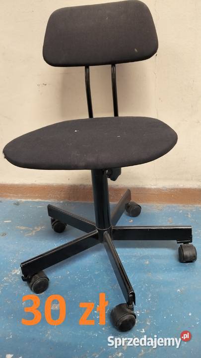 Fotele na kółkach taboret używane super tanio mazowieckie Bielany