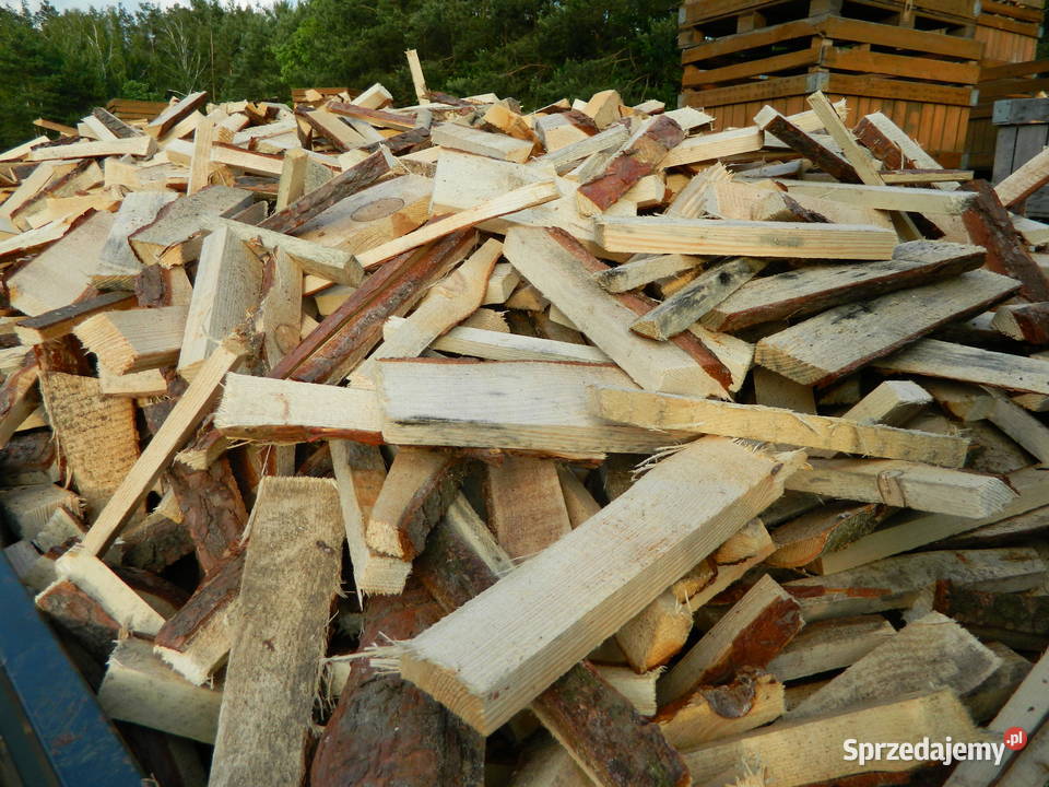 Opał pocięta zrzyna sosnowa drewno rozpałka podlaskie Baciki Bliższe