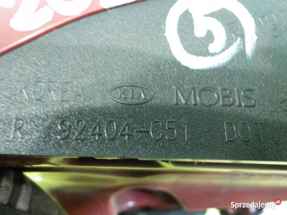 KIA NIRO I 16 GDI aut 19r KOMBI lampa prawa tyl Suków