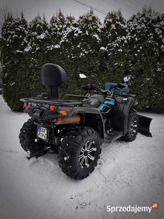 Quad CF MOTO 520L ZAREJESTROWANY PŁUG ŚNIEŻNY Rok produkcji 2020