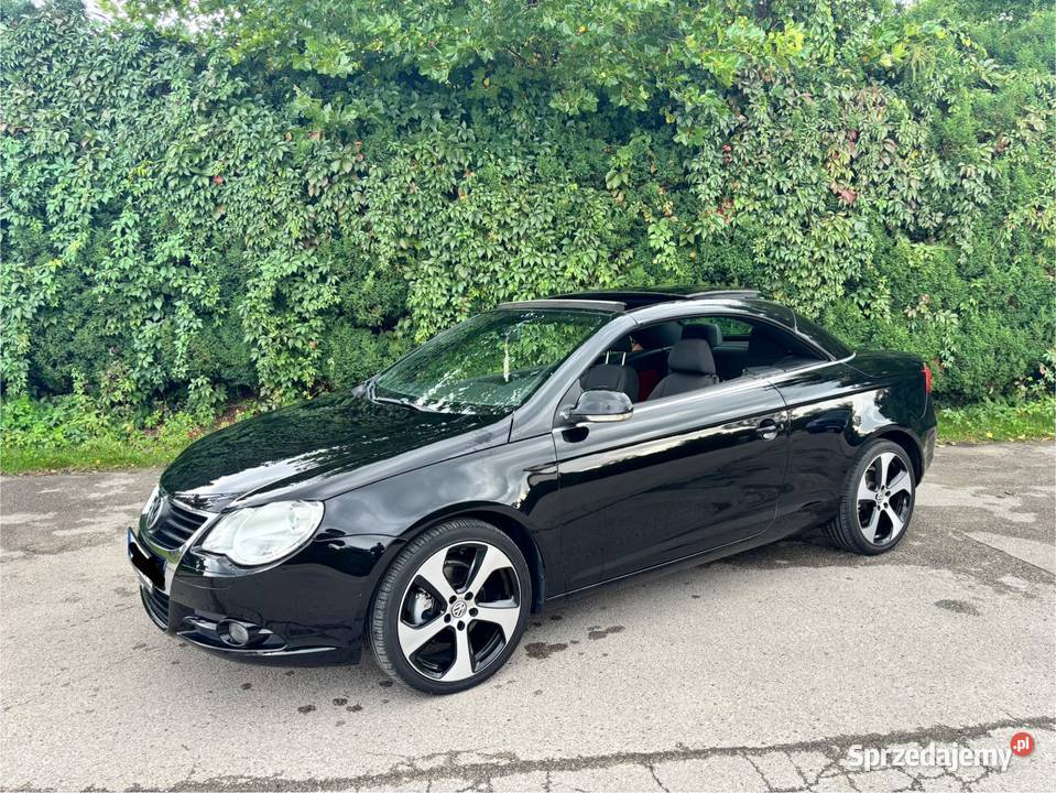 VOLKSWAGEN EOS niski przebieg cabrio na lato Andrespol