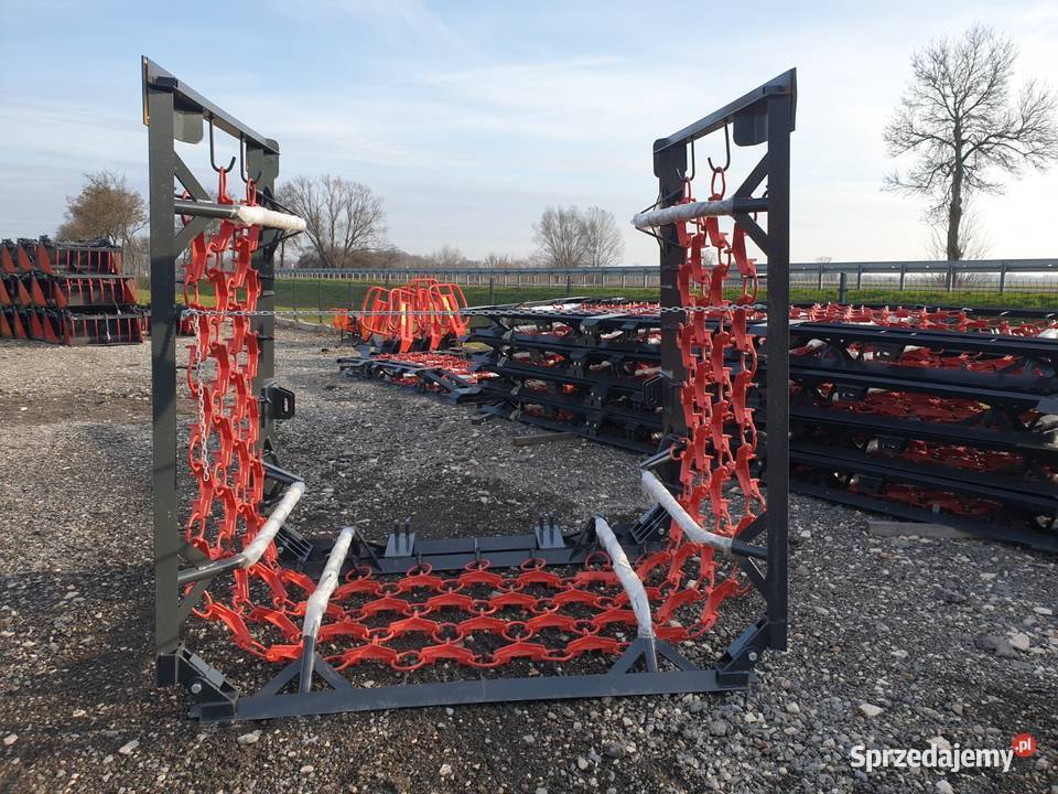 Włóka polowa Metal Technik 4 m 5 m 6 m ręczna nieuszkodzony Węgorzewo