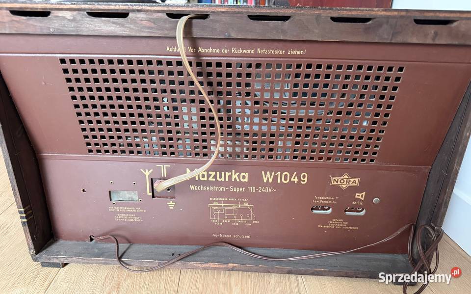 Mazurka W1049 radio dzialajace Wrocław
