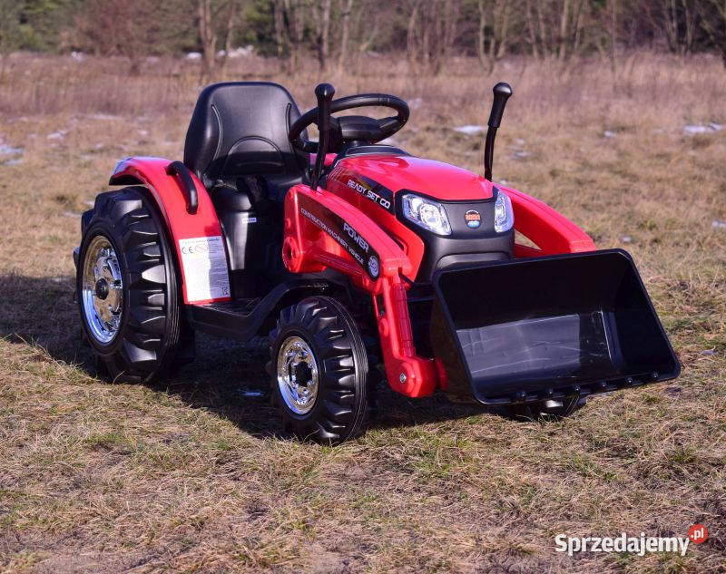 Autko TRAKTOR NA AKUMULATOR POWER Z ŁYŻKĄ dzieci Pojazdy elektryczne i spalinowe śląskie Myszków sprzedam