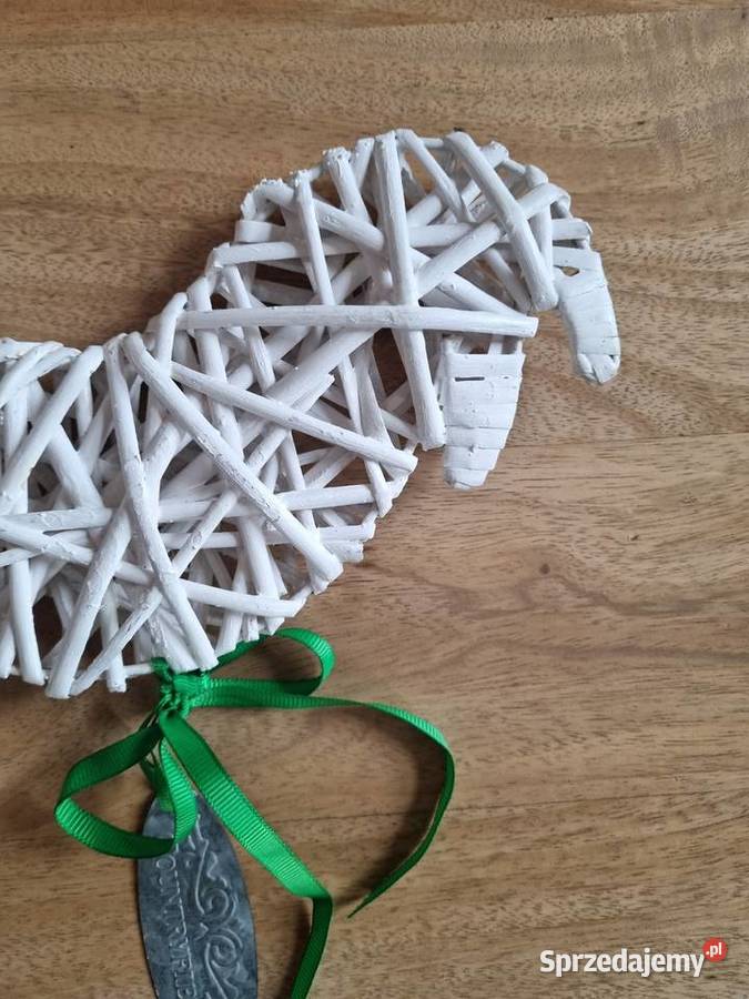 Wiklinowa kura Zawieszka Dekoracje i ozdoby Warszawa