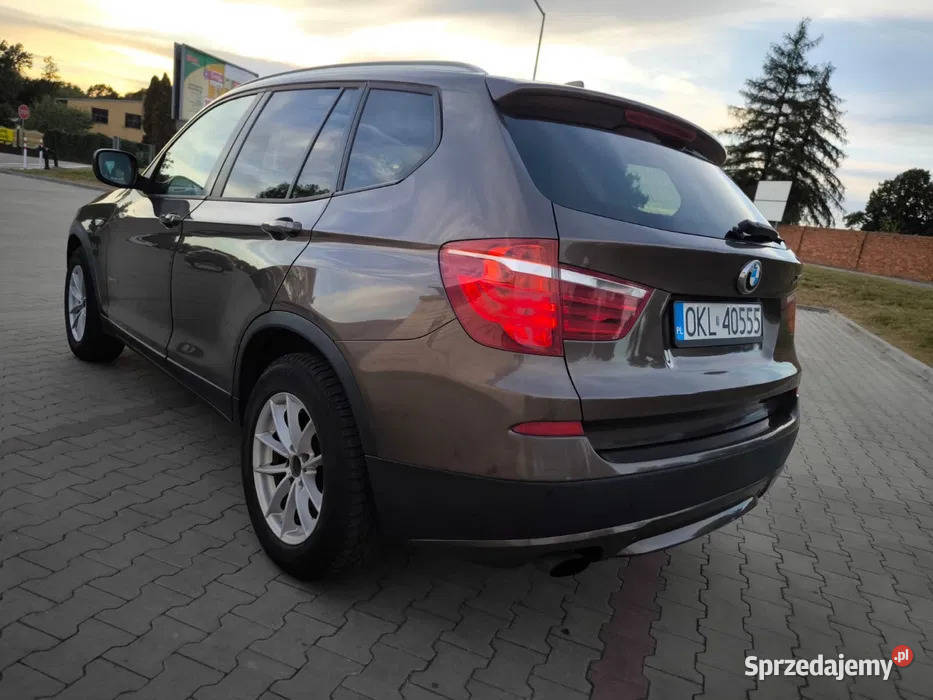 BMW X3 20d Automat 8hp Xenon 4x4 Bezwypadkowy nieuszkodzony Wieluń
