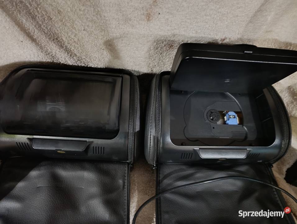 Zagłówkek z monitorem dvd 2sztuki