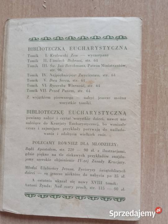 Biblioteczka Eucharystyczna tomik 7 Przed Panem