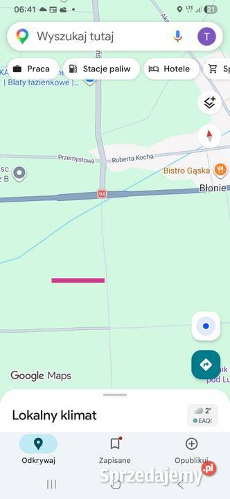 Dzialka rolna Błonie pow Średzki Krępice sprzedam