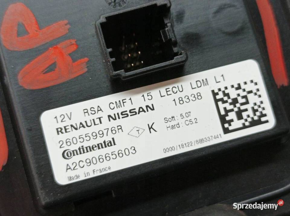 PRZETWORNICA XENON 260559976R Renault Talisman I