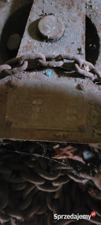 Dźwig ręczny łańcuchowy 15 t