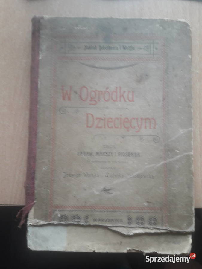 Jadwiga Warnka W ogródku dziecięcym 1901 Miechów
