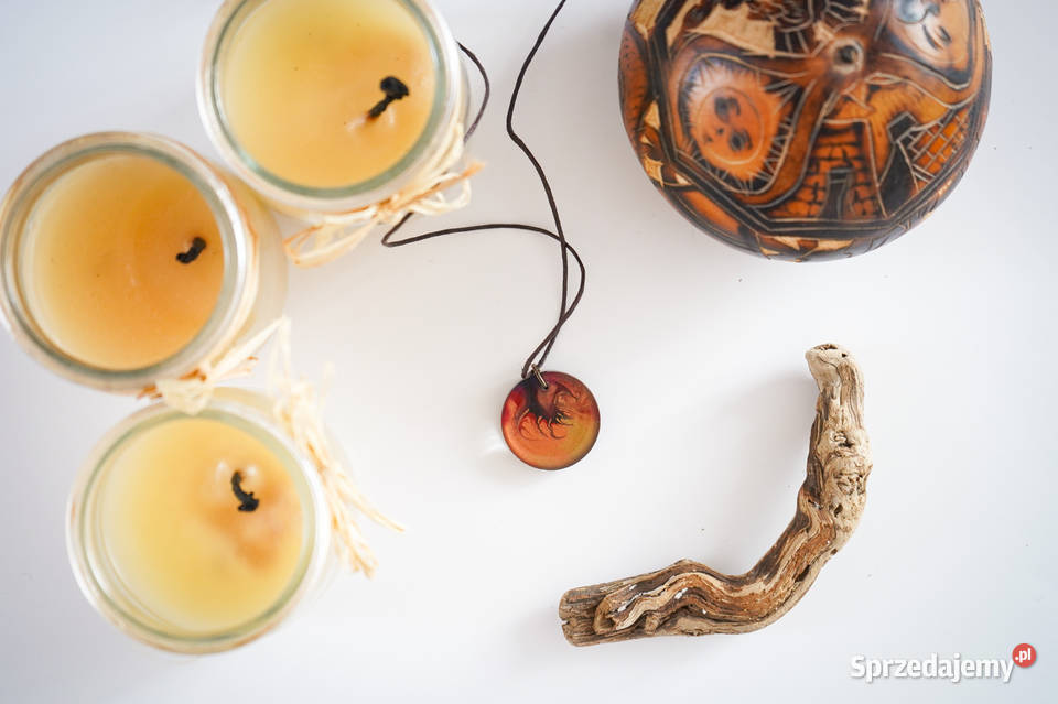 Okrągły abstrakcyjny wisiorek artystyczny Warszawa