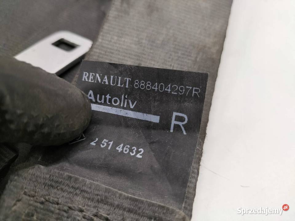 PAS BEZPIECZEŃSTWA PRAWY LEWY ŚRODEK TYŁ KPL