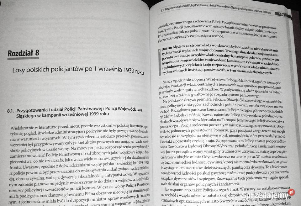 Historia Policji w Polsce X wieku do Chełm sprzedam
